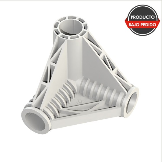 Unión DR esquina 3 ejes K Ø19 mm R3.00