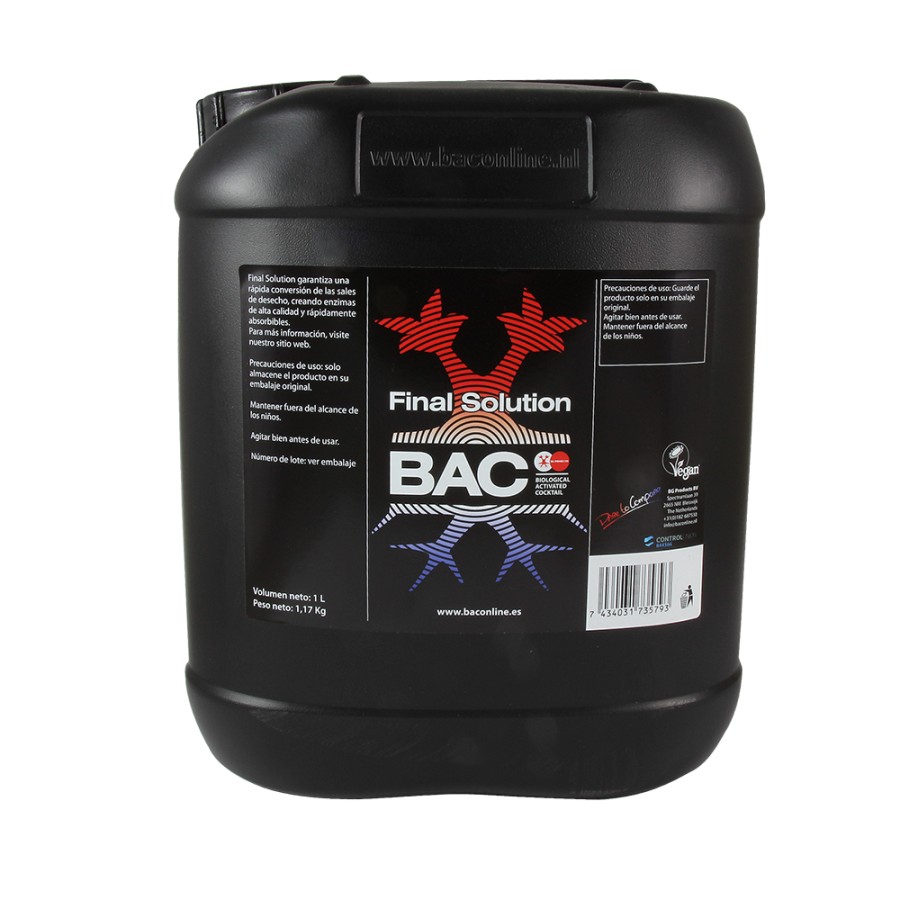 Final Solution B.A.C | Limpieza biológica del sustrato