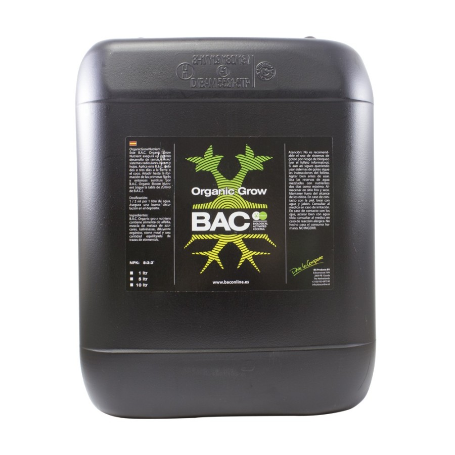 Organic Grow B.A.C | Fertilizante orgánico para crecimiento
