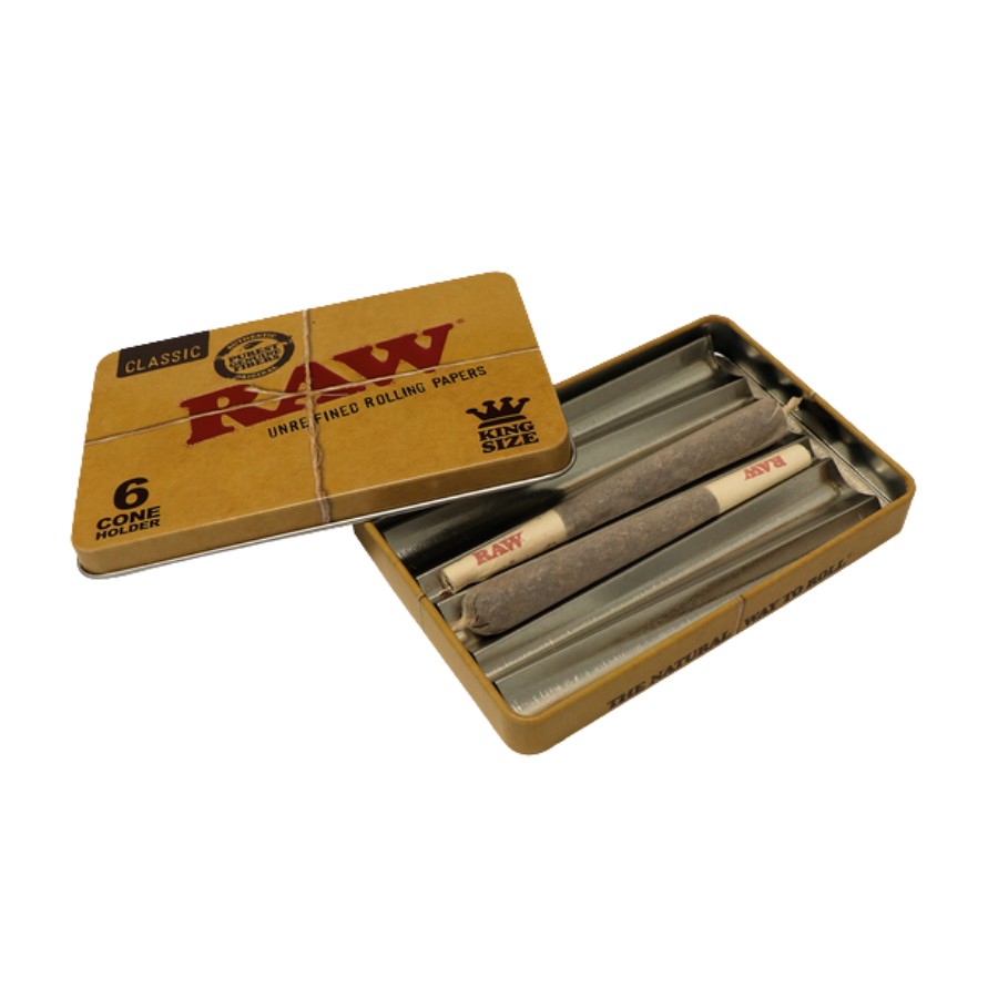 Caja de Metal Raw 6 Conos