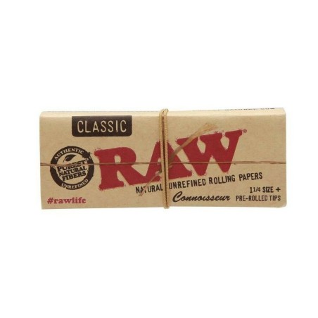 Raw 1 ¼ Connoisseur Prerolled Classic (24 unid)