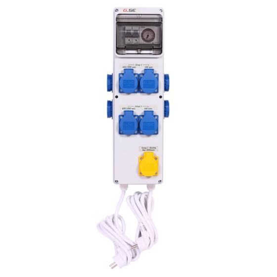 Timer Box III 8X600W + Enchufe Calefactor | Control completo
