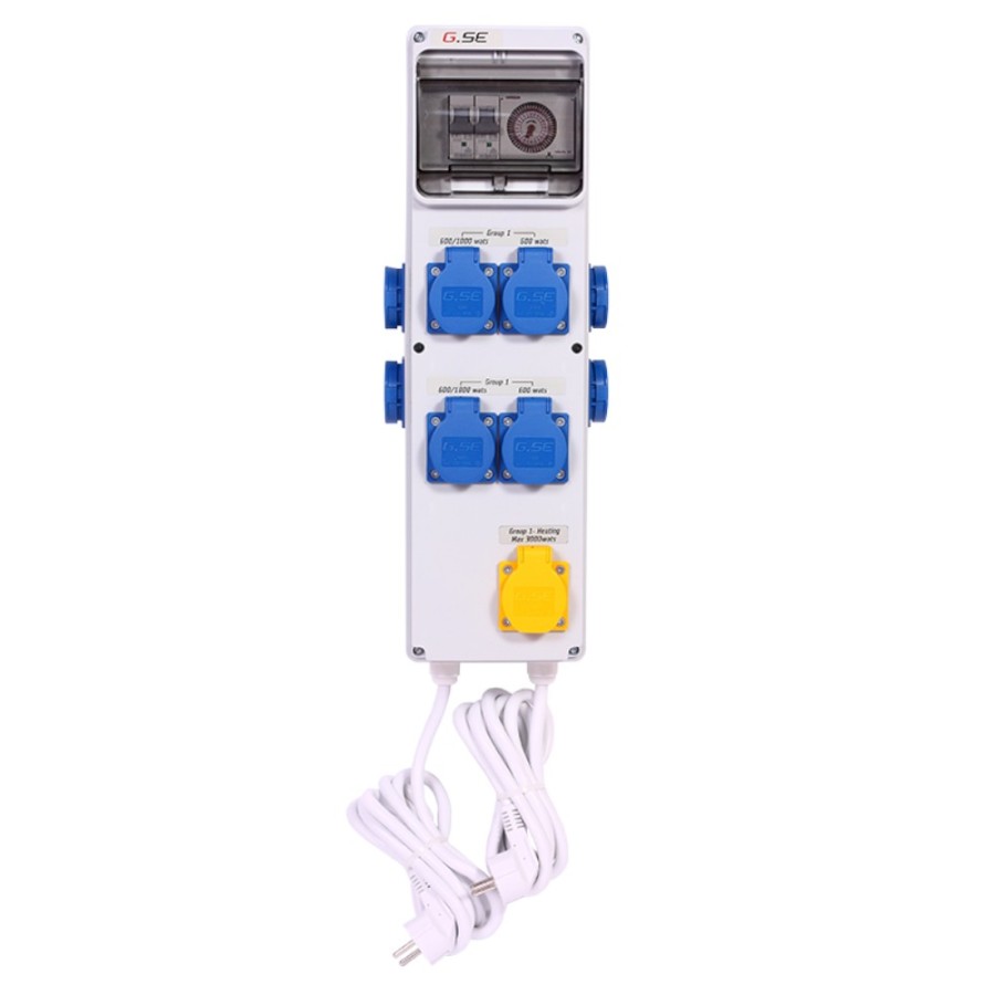 Timer Box III 8X600W + Enchufe Calefactor | Control completo