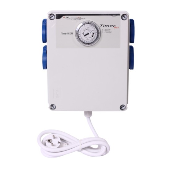 Timer Box II 4X600W | Control preciso para cultivos eléctricos