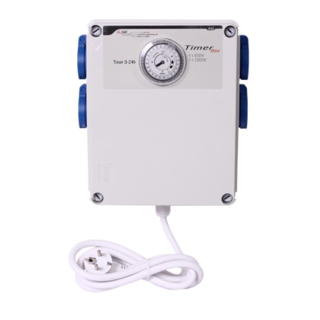Timer Box II 4X600W | Control preciso para cultivos eléctricos