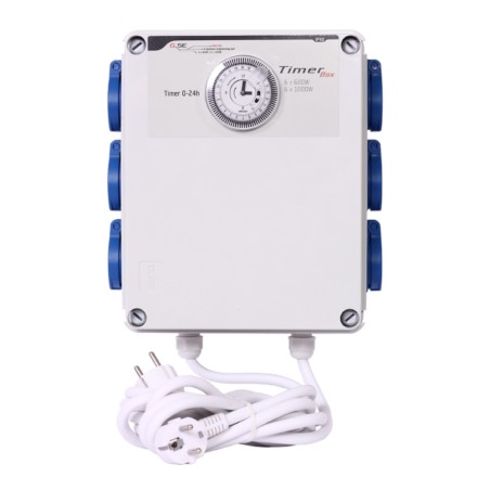 Timer Box II 6X600W | Control eficiente para sistemas de cultivo