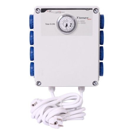 Timer Box II 8X600W | Control eléctrico fiable para cultivos