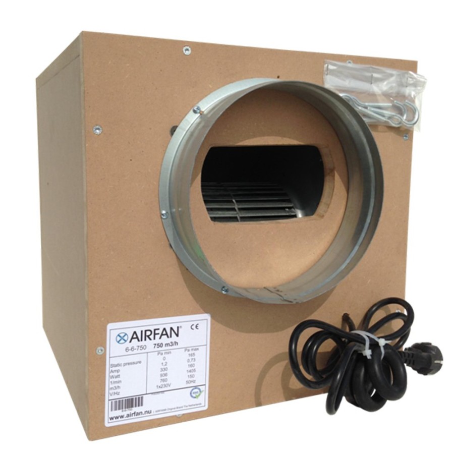 Caja MDF Iso-Box 1500m³ | Ventilación silenciosa y eficiente