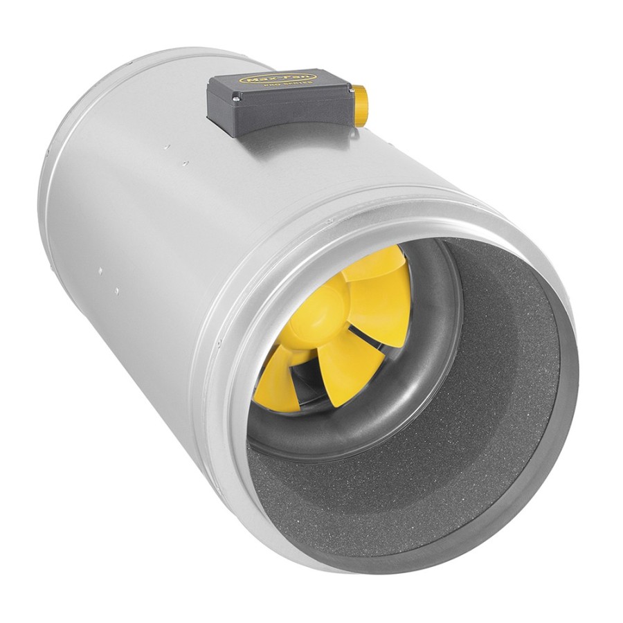 Q-Max Can-Fan | Extractor silencioso y potente con silenciador