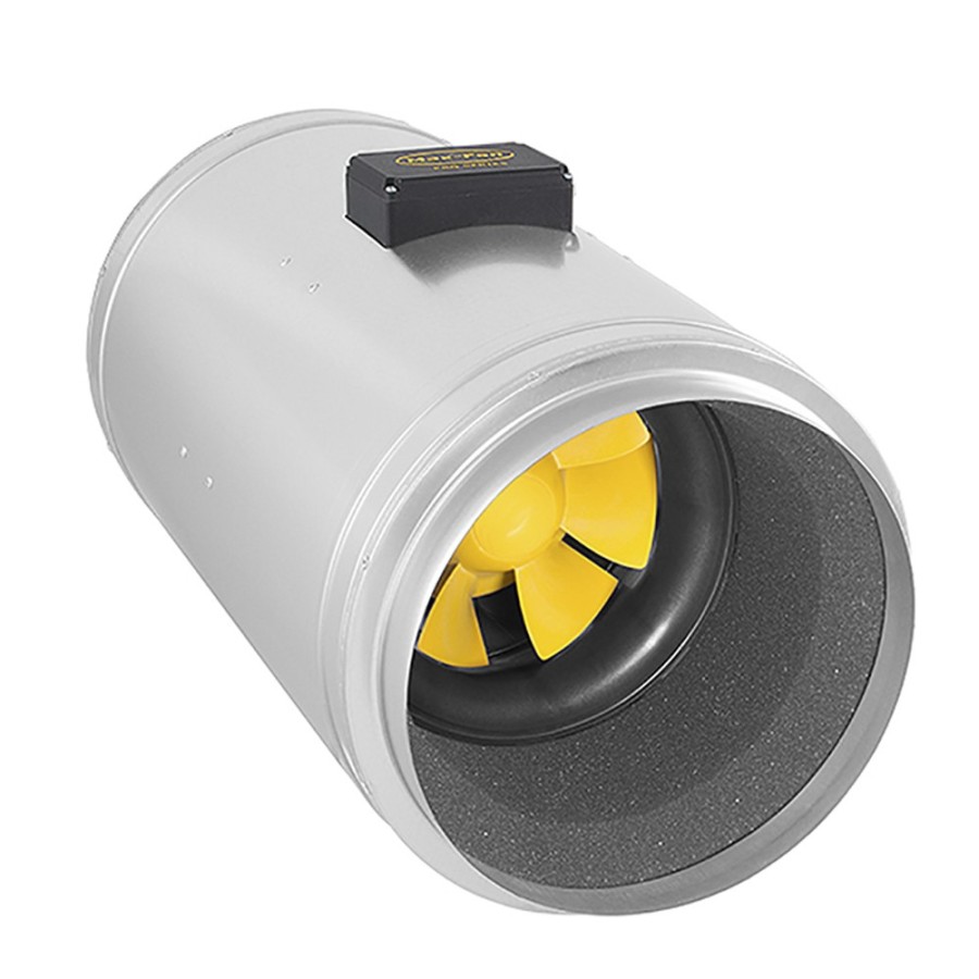 Q-Max Can-Fan | Extractor silencioso y potente con silenciador