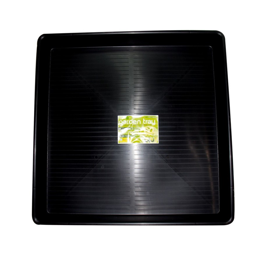 Bandeja lisa negra 120 x 120cm