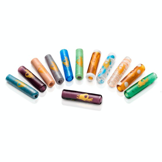 Boquilla cristal Murano Big Yellow Finger 1unidad