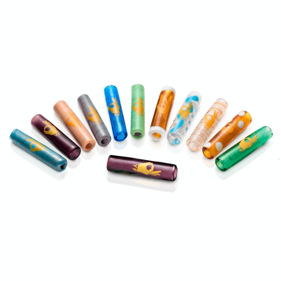 Boquilla cristal Murano Big Yellow Finger 1unidad