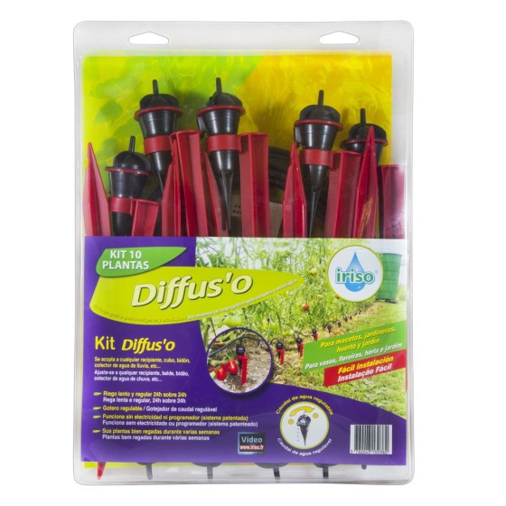 Kit riego 10 goteros gota a gota