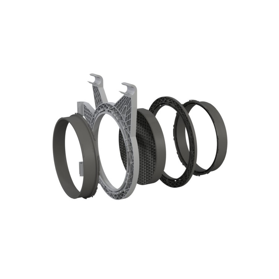 Ducting Flange Kit for 16 mm Poles