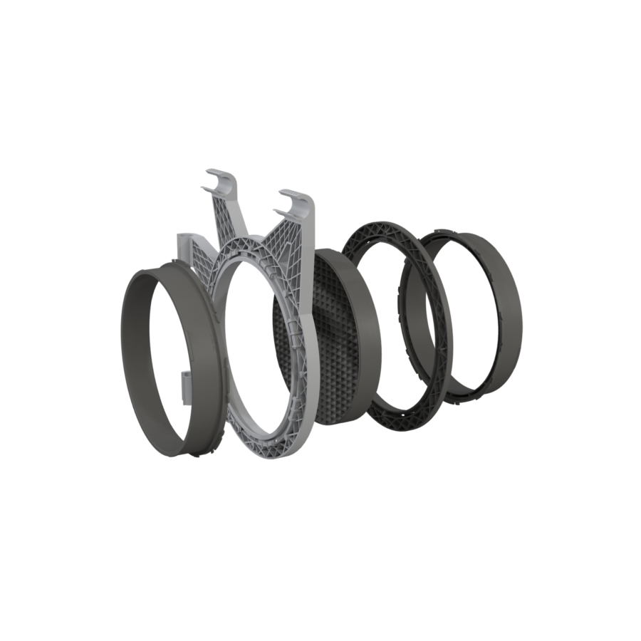 Ducting Flange Kit 25 mm Poles (inc.Cut) R4.00