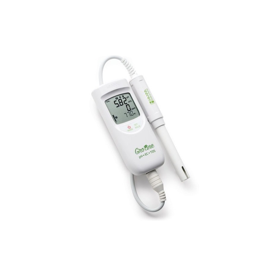 Multiparamétrico portátil Groline by Hanna pH/EC/TDS/Temperatura