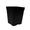 Maceta reforzada 23 x 23 x 27 cm (11L) negra