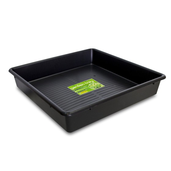 Bandeja lisa negra 80 x 80cm