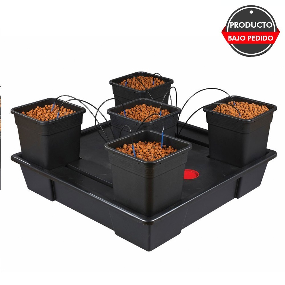 Wilma XXL 5x25L – Hidroponía pro con macetas grandes