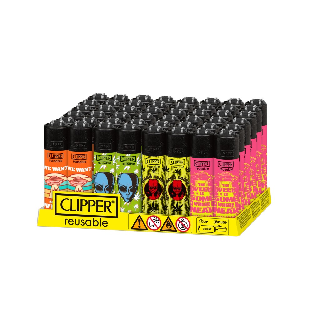 Caja Clipper Micro Galaxy Leaves 48uds