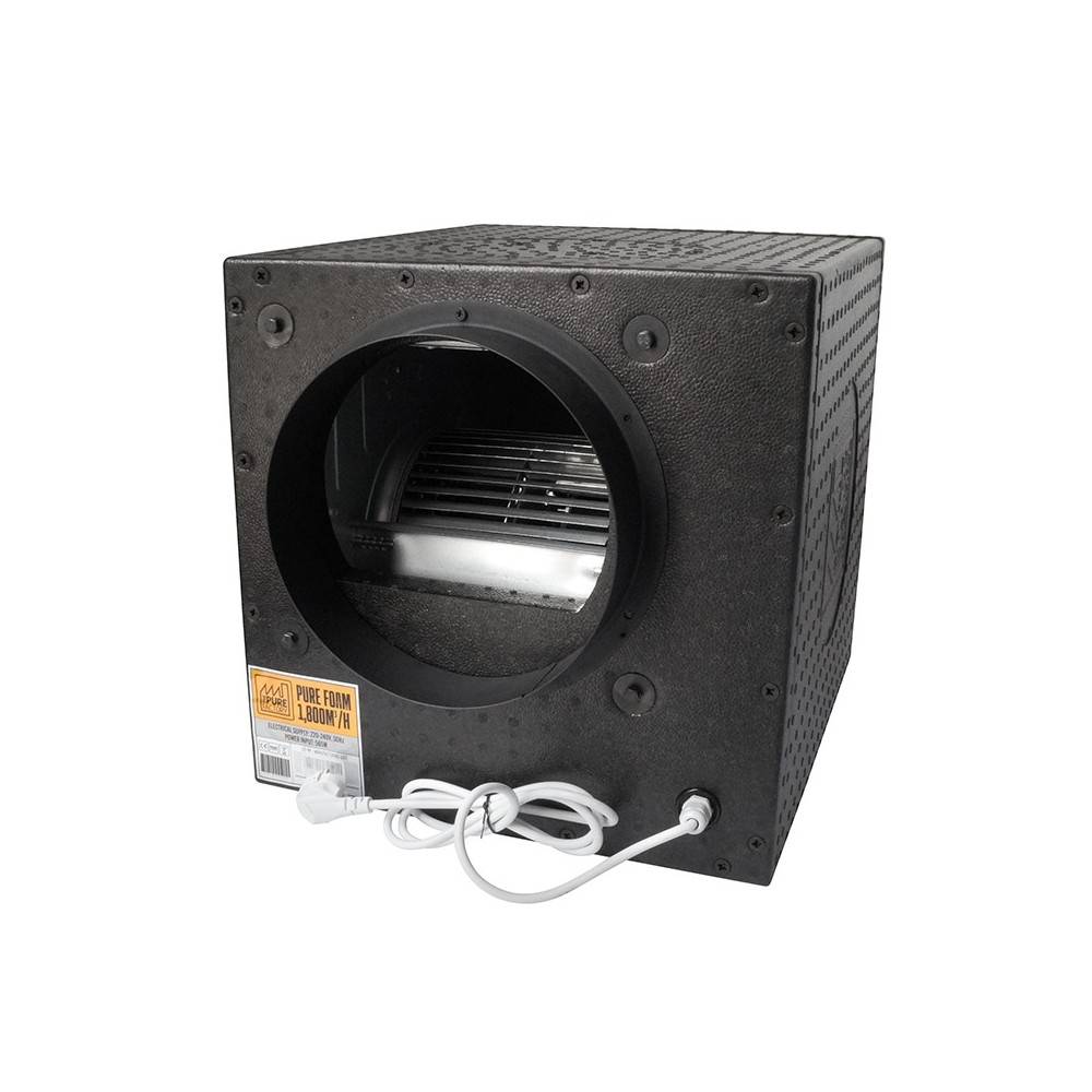 Caja de Extracción Pure Foam 250 m³ | Silenciosa y Eficiente para Cult