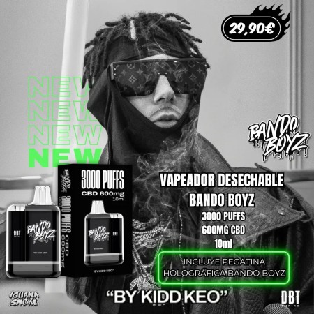 Bando Boyz CBD Vape by Kidd Keo | Relajación y Sabor Único